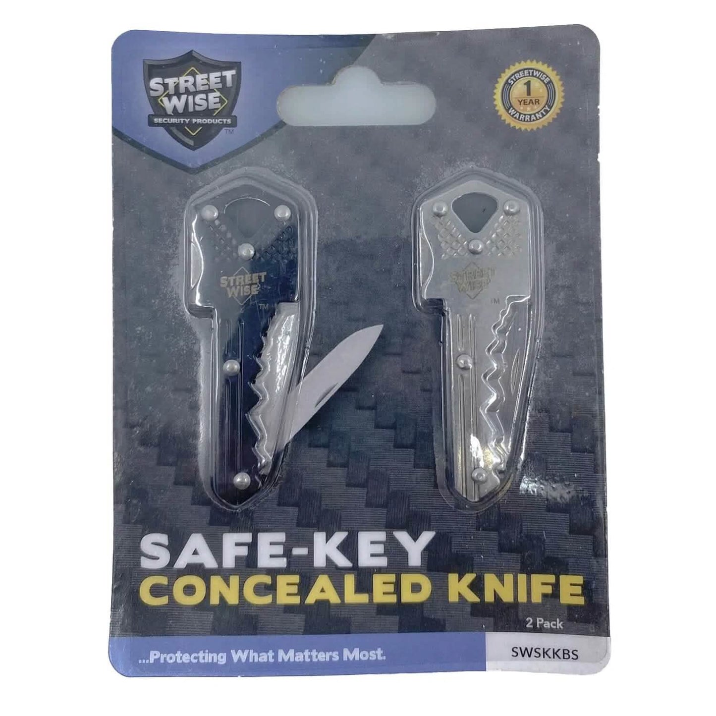 2-Pack: Safe-Key Concealed Knife