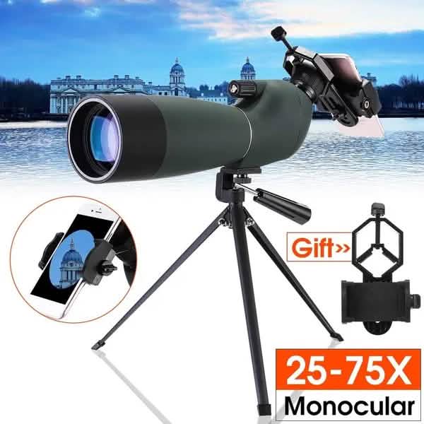 25-75X70 Night Vision HD Waterproof Telescope