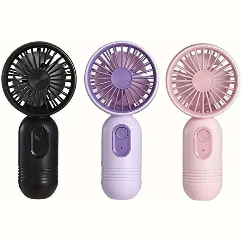 USB Rechargeable Mini Portable Fan with 3 Speeds