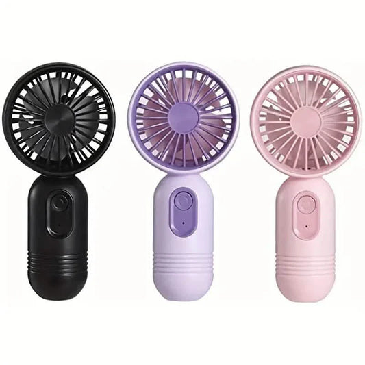 USB Rechargeable Mini Portable Fan with 3 Speeds
