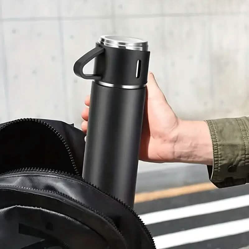Insulated Stainless Steel Vacuum Flask Set