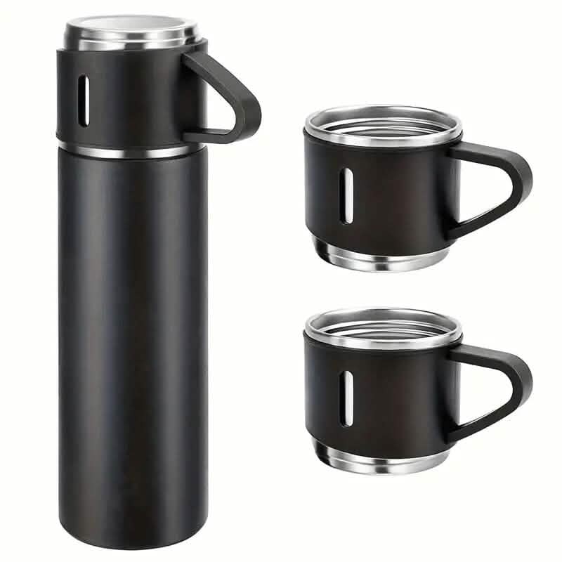 Insulated Stainless Steel Vacuum Flask Set